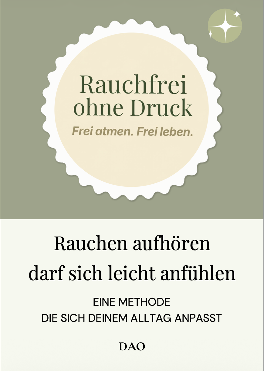 Produktbild: Cover des digitalen eBooks „Rauchfrei ohne Druck“ – Rauchfrei-Plan von DAO